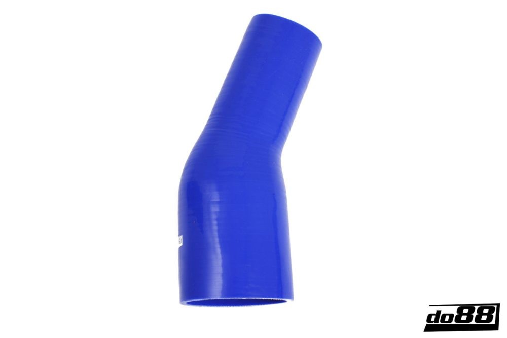 Silicone hose blue 25 degree 2,5 - 3'' (63 - 76mm). Numéro de produit du fabricant: BR25G63-76