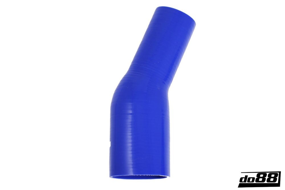 Silicone hose blue 25 degree 3,125 - 3,5'' (80-89mm). Numéro de produit du fabricant: BR25G80-89