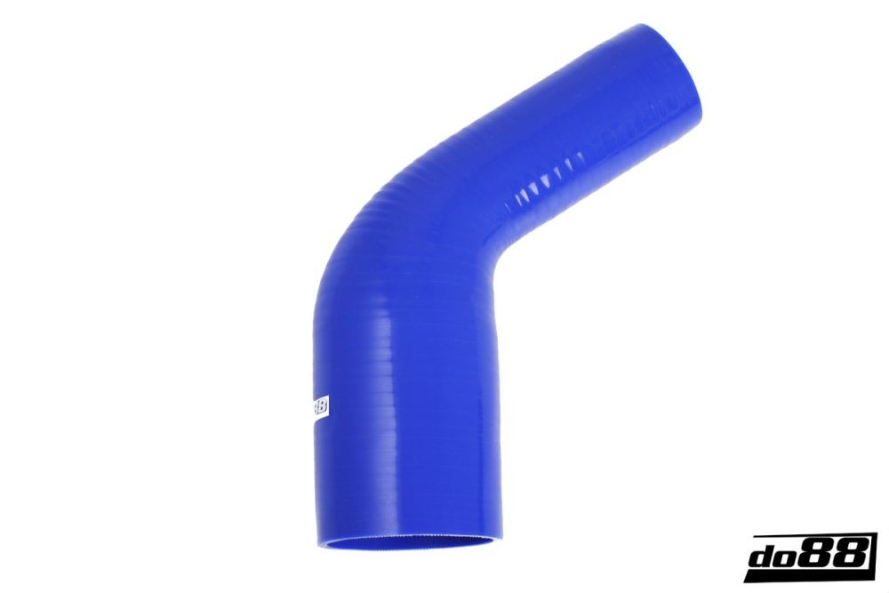Silicone hose blue 60 degree 2,25 - 2,75'' (57 - 70mm). Numéro de produit du fabricant: BR60G57-70